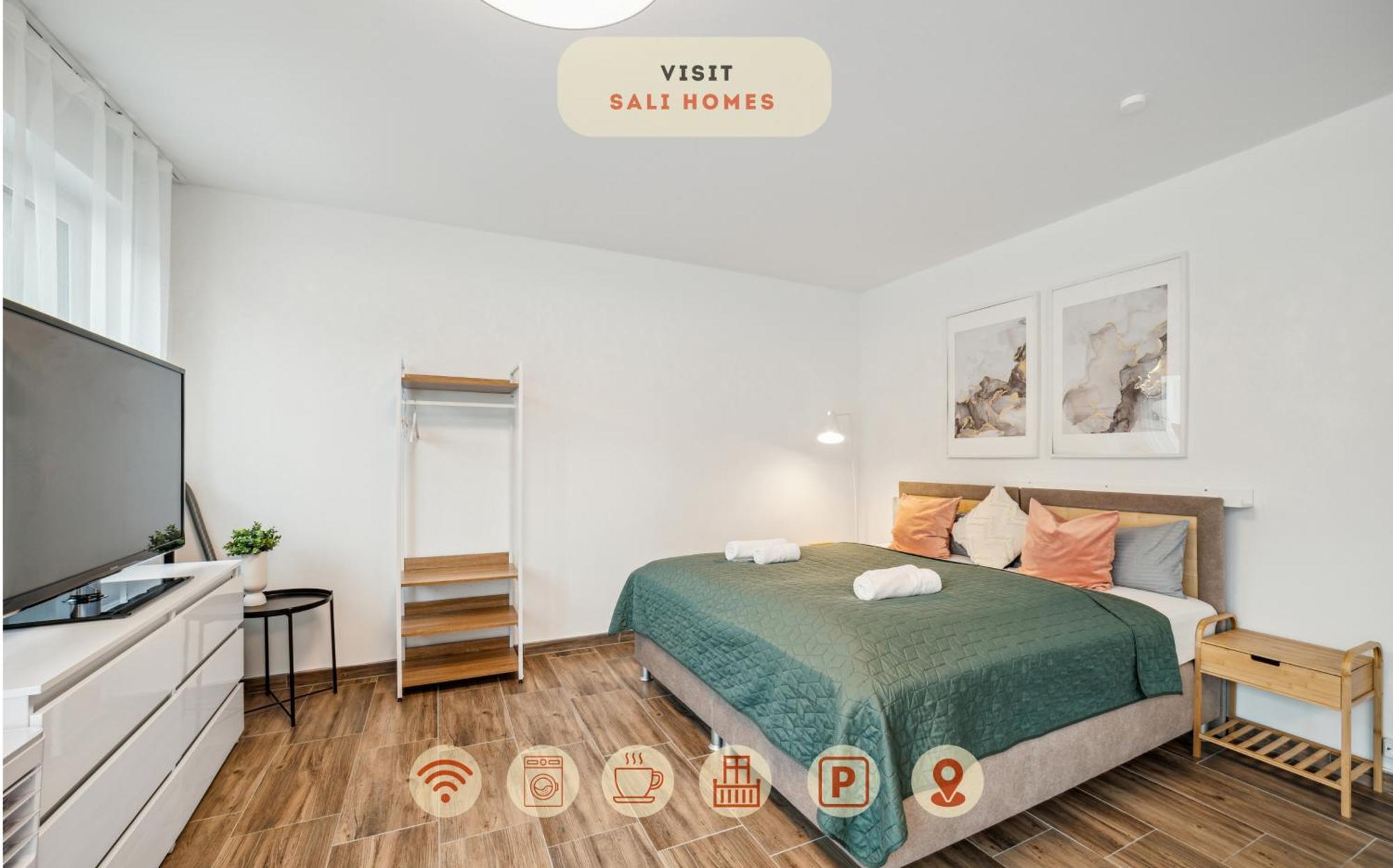 Sali Homes Elegant And Stylish Retreat In Heart Of Bayreuth, Close To River المظهر الخارجي الصورة